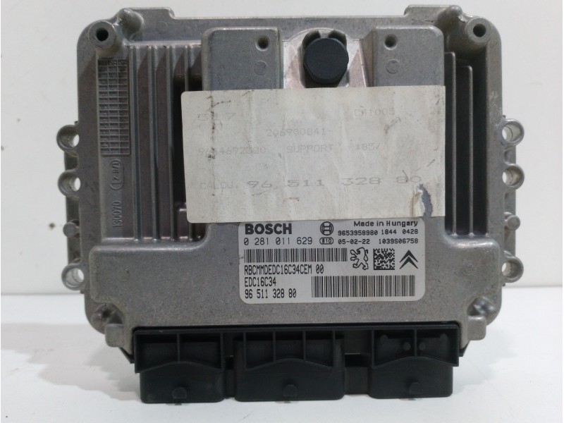 Recambio de centralita motor uce para citroën c4 berlina collection referencia OEM IAM 0281011629  