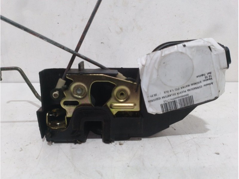 Recambio de cerradura puerta delantera izquierda para hyundai matrix (fc) 1.6 gls referencia OEM IAM   