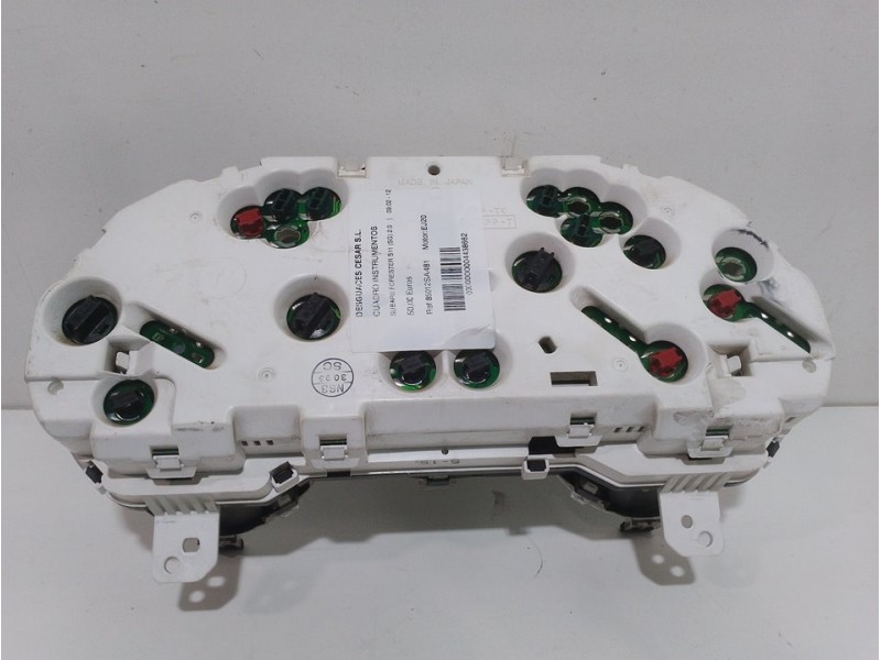Recambio de cuadro instrumentos para subaru forester s11 (sg) 2.0 referencia OEM IAM 85012SA481  