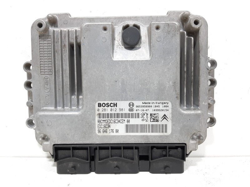 Recambio de centralita motor uce para citroën c4 picasso lx plus referencia OEM IAM 0281012981 9664617680 