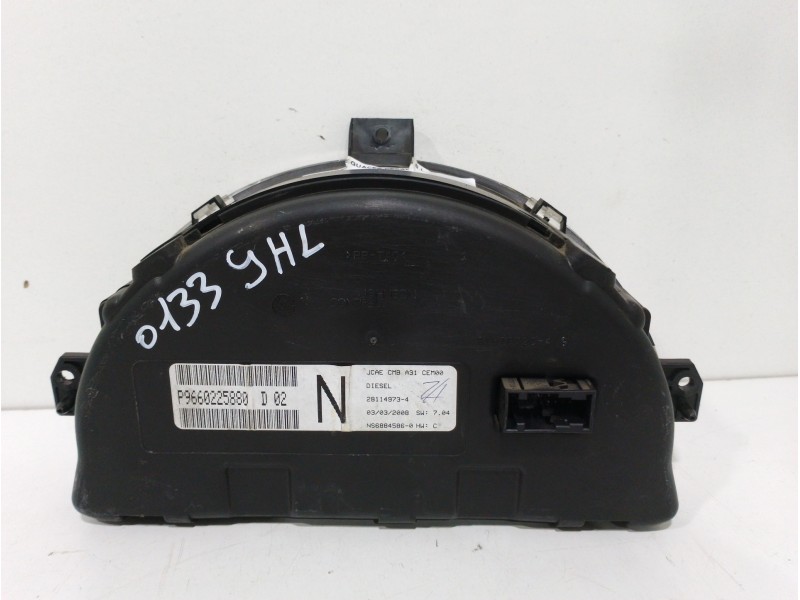 Recambio de cuadro instrumentos para citroën c3 pluriel 1.4 hdi cool referencia OEM IAM 6105EV 9660225880D 