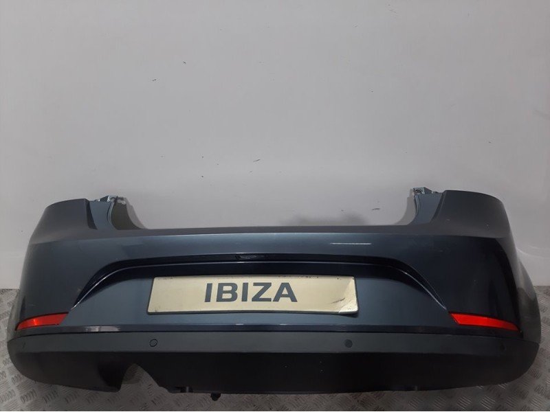 Recambio de paragolpes trasero para seat ibiza (6j5) style tech referencia OEM IAM  GRIS 
