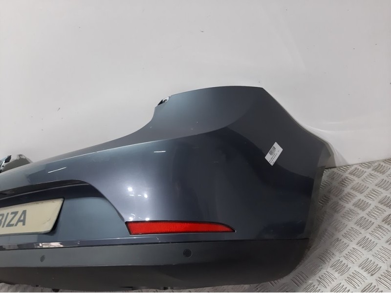 Recambio de paragolpes trasero para seat ibiza (6j5) style tech referencia OEM IAM  GRIS 