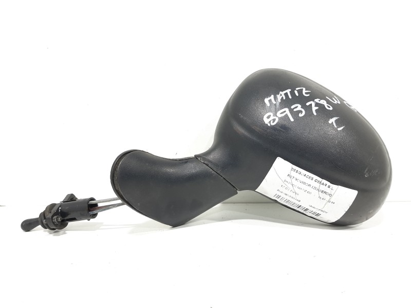 Recambio de retrovisor izquierdo para daewoo matiz cd referencia OEM IAM 96323344S NEGRO MANUAL