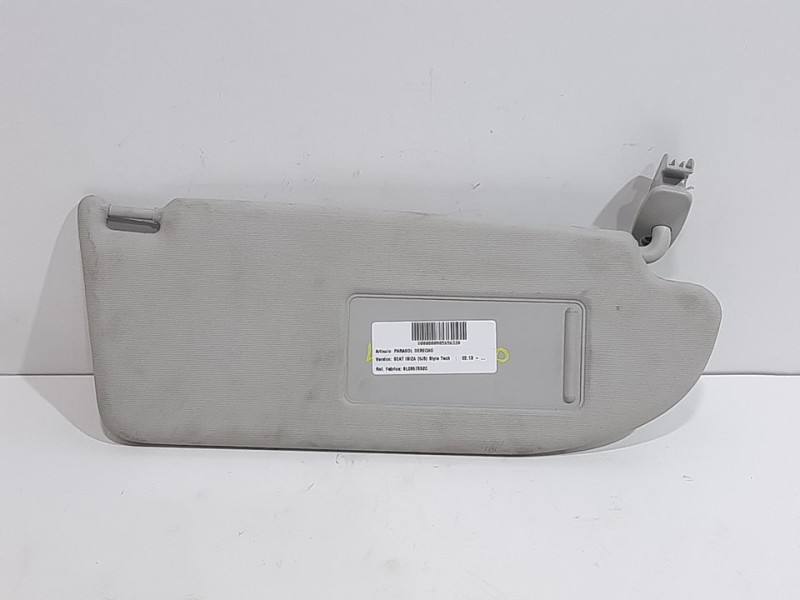 Recambio de parasol derecho para seat ibiza (6j5) style tech referencia OEM IAM 6L0857552C  