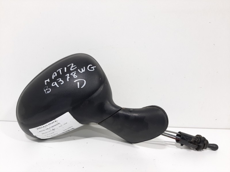 Recambio de retrovisor derecho para daewoo matiz cd referencia OEM IAM 96323392 NEGRO MANUAL