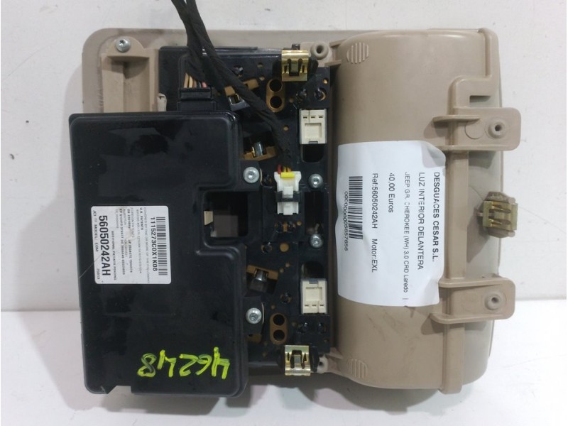 Recambio de luz interior delantera para jeep gr. cherokee (wh) 3.0 crd laredo referencia OEM IAM 56050242AH  