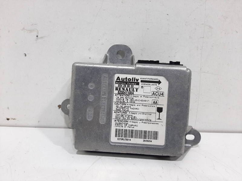 Recambio de centralita airbag para renault megane ii berlina 5p emotion referencia OEM IAM 8200411004 604289600 