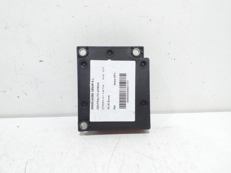 Recambio de centralita airbag para citroën c3 1.4 sx plus referencia OEM IAM 9651927580 L5V4B16BT63 TEMIC