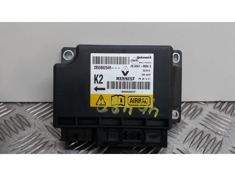 Recambio de centralita airbag para renault megane iii coupe dynamique referencia OEM IAM 285586254R  