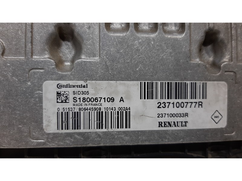 Recambio de centralita motor uce para renault megane iii coupe dynamique referencia OEM IAM 237100777R S180067109A 237100033R