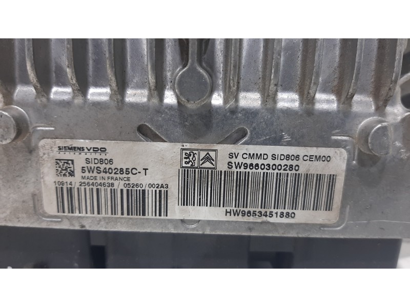 Recambio de centralita motor uce para citroën c3 hdi 70 furio referencia OEM IAM SW9660300280 HW96534511880 