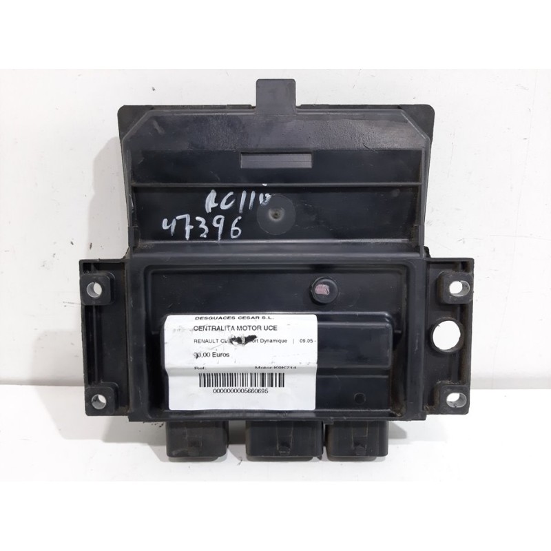 Recambio de centralita motor uce para renault clio iii confort dynamique referencia OEM IAM  8200399038 DELPHI