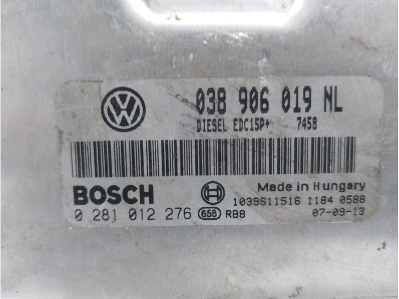 Recambio de centralita motor uce para seat ibiza (6l1) reference referencia OEM IAM 038906019NL  