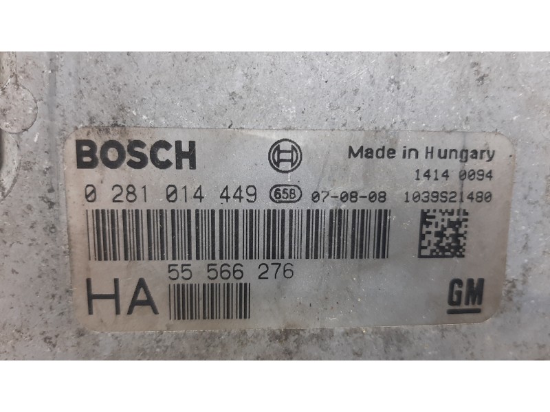 Recambio de centralita motor uce para opel vectra c berlina cosmo referencia OEM IAM 55205625  