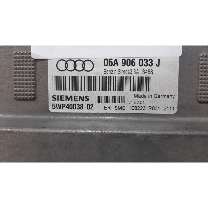 Recambio de centralita motor uce para audi a3 (8l) 1.6 ambiente referencia OEM IAM 06A906033J 5WP4003802 