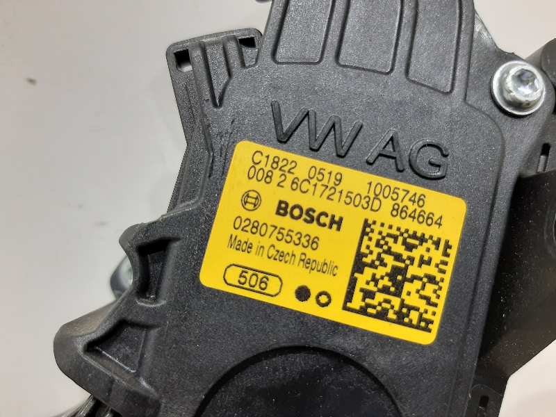 Recambio de pedal acelerador para audi a1 sportback (8xf) adrenalin referencia OEM IAM 0280755336 6C1721503D 