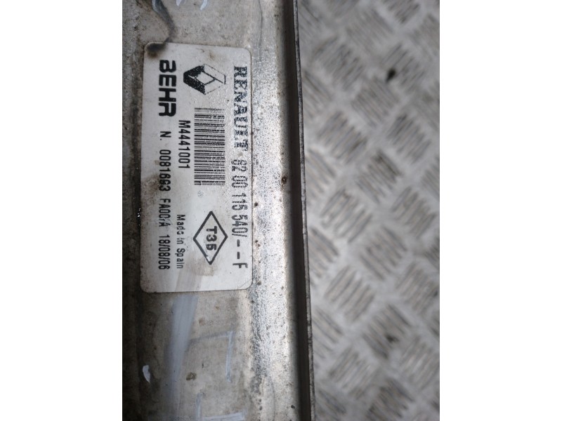 Recambio de intercooler para renault megane ii berlina 5p authentique referencia OEM IAM 8200115540  