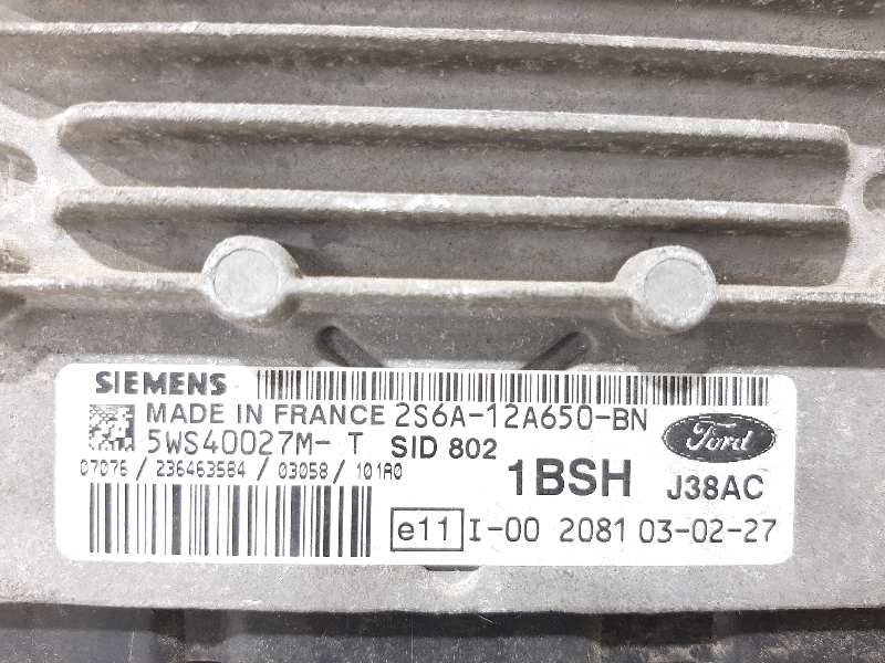 Recambio de centralita motor uce para ford fiesta (cbk) ambiente referencia OEM IAM 5WS40027MT   Recambio de centralita motor uce para ford fiesta (cbk) ambiente referencia OEM IAM 5WS40027MT