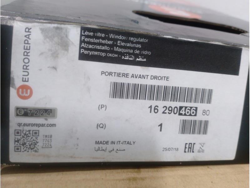 Recambio de elevalunas delantero derecho para peugeot 306 berlina 3/4/5 puertas (s2) referencia OEM IAM 1629046680  