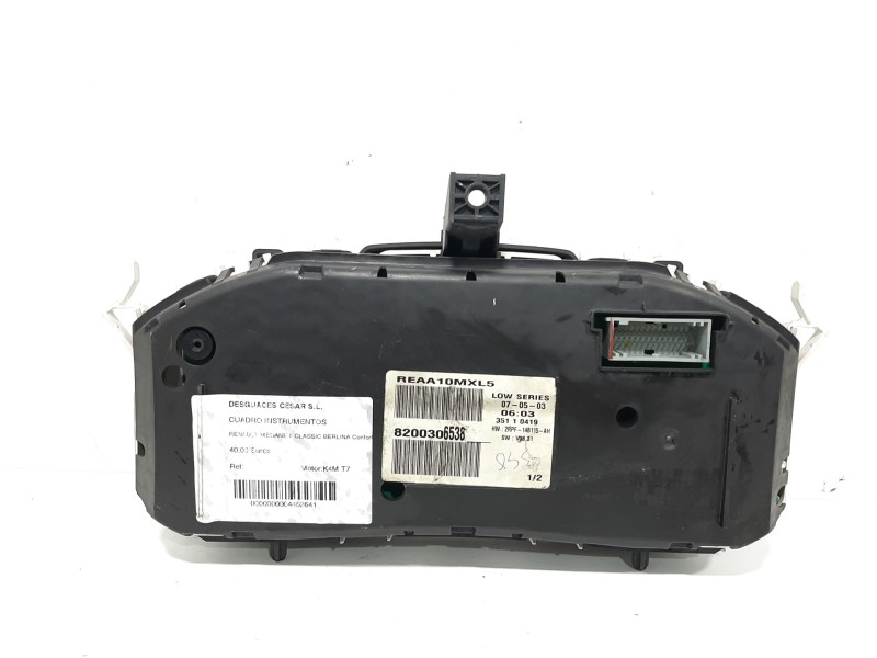 Recambio de cuadro instrumentos para renault megane ii classic berlina confort expression referencia OEM IAM   