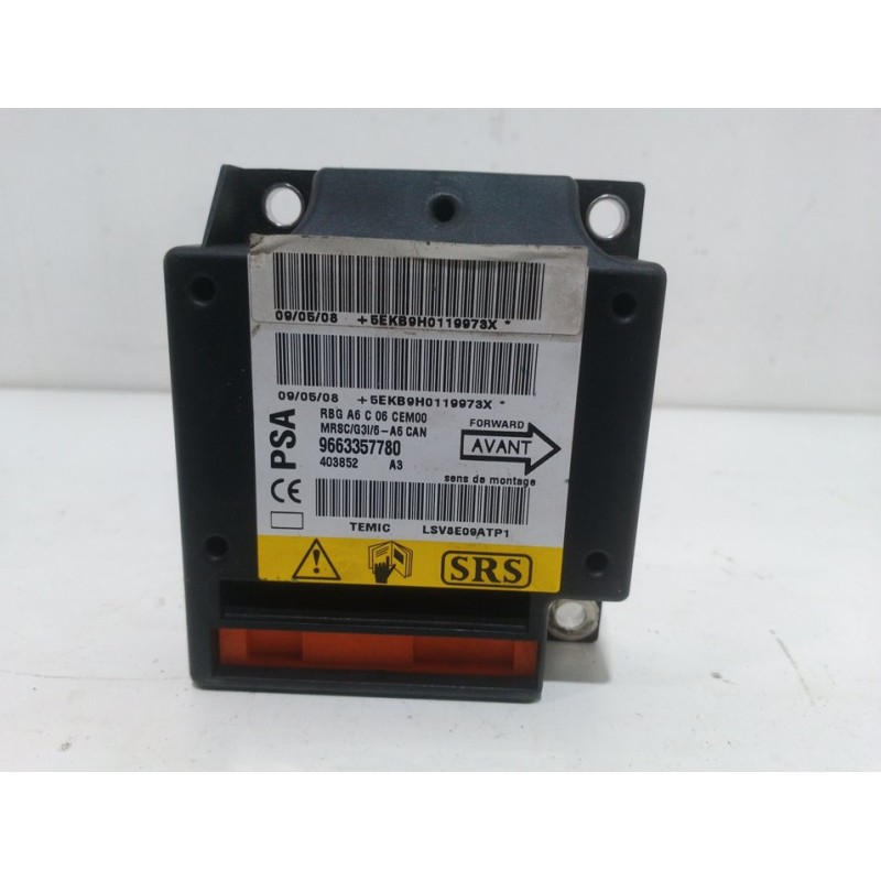 Recambio de centralita airbag para citroën c2 vts referencia OEM IAM 9663357780  