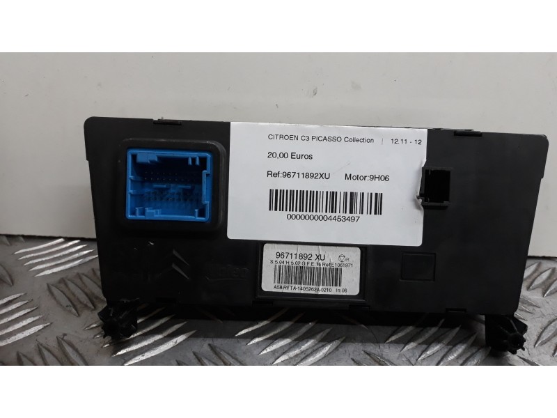 Recambio de mando calefaccion / aire acondicionado para citroën c3 picasso collection referencia OEM IAM 96711892XU  