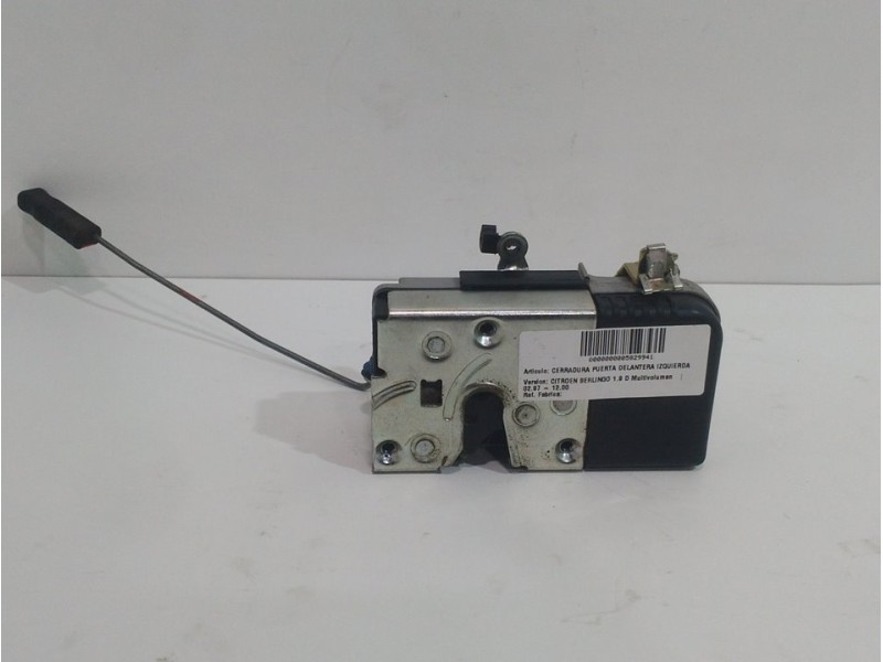 Recambio de cerradura puerta delantera izquierda para citroën berlingo 1.9 d multivolumen referencia OEM IAM   