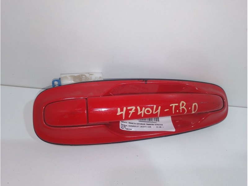 Recambio de maneta exterior trasera derecha para chevrolet lacetti cdx referencia OEM IAM  ROJO 