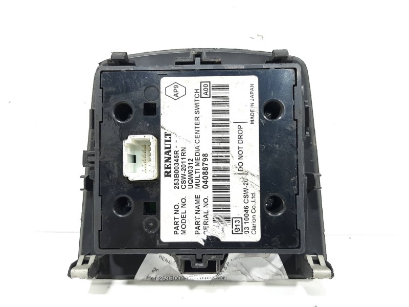 Recambio de mando multifuncion para renault megane iii berlina 5 p referencia OEM IAM 253B00345R  