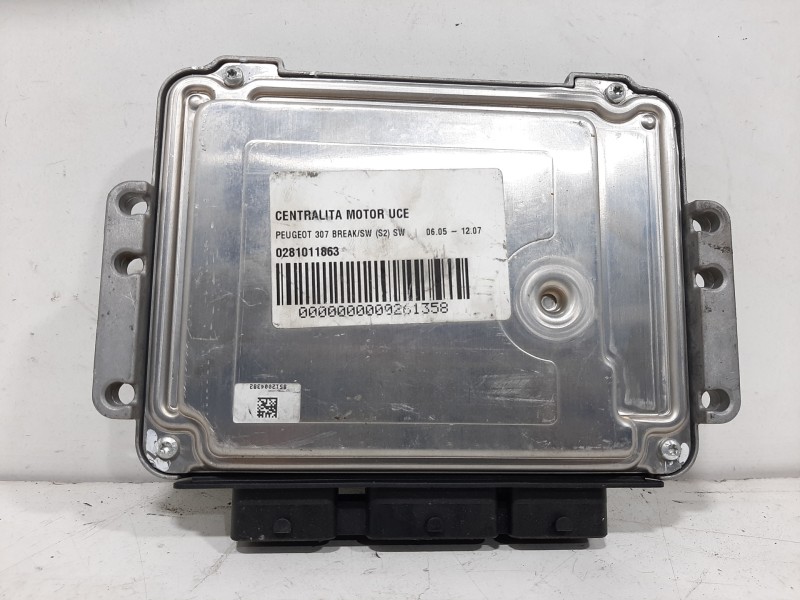 Recambio de centralita motor uce para peugeot 307 berlina (s2) d-sign referencia OEM IAM 0281011863  BOSCH