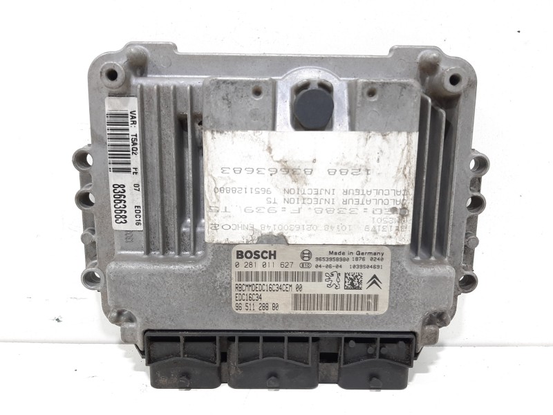 Recambio de centralita motor uce para peugeot 307 (s1) xs referencia OEM IAM 0281011627 9651128880 
