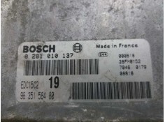 Recambio de centralita motor uce para citroën xsara picasso 2.0 hdi referencia OEM IAM 0281010137 9635158480 