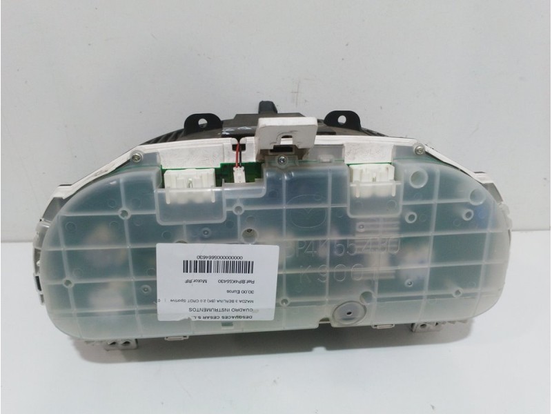 Recambio de cuadro instrumentos para mazda 3 berlina (bk) 2.0 crdt sportive referencia OEM IAM BP4K55430  