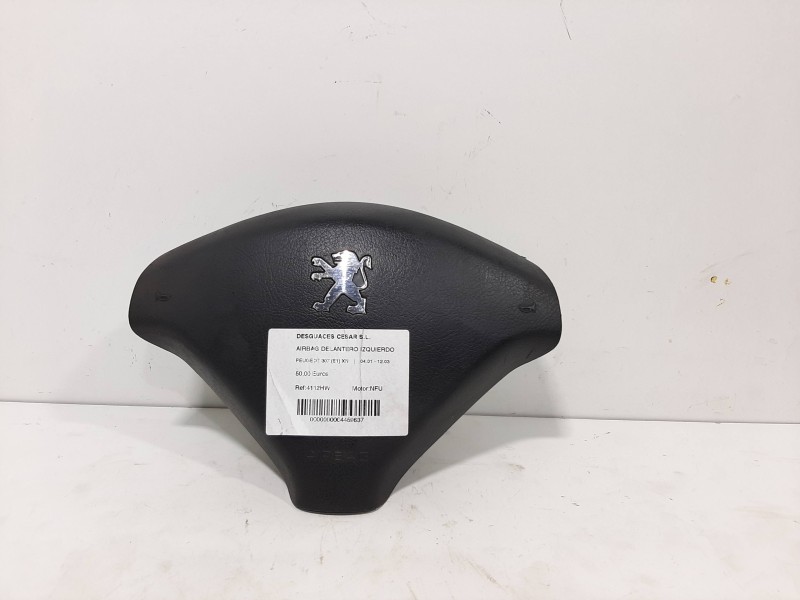 Recambio de airbag delantero izquierdo para peugeot 307 (s1) xn referencia OEM IAM 4112HW  
