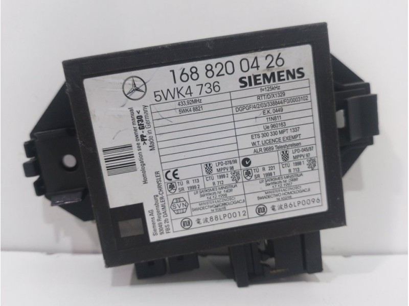 Recambio de modulo electronico para mercedes-benz clase a (w168) 140 (168.031) referencia OEM IAM 1688200426 5WK4736 
