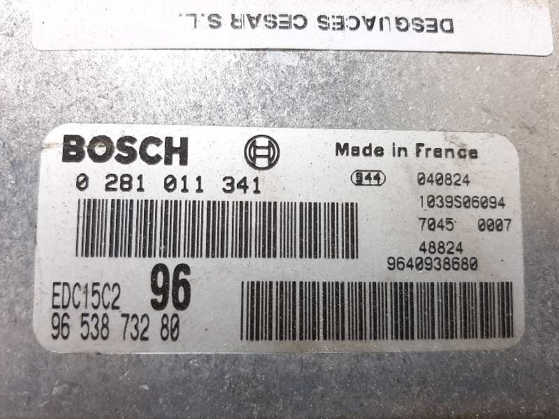 Recambio de centralita motor uce para peugeot 307 (s1) xs referencia OEM IAM 0281011341 9653873280 