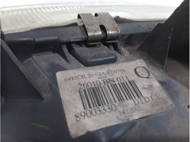 Recambio de faro derecho para nissan almera (n16/e) ambience referencia OEM IAM 26010BN01A  