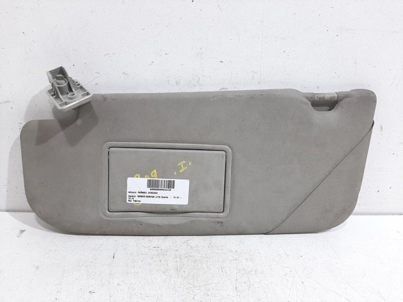 Recambio de parasol derecho para nissan qashqai (j10) acenta referencia OEM IAM   