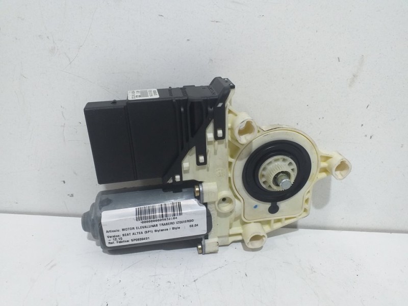 Recambio de motor elevalunas trasero izquierdo para seat altea (5p1) stylance / style referencia OEM IAM 5P0839401  