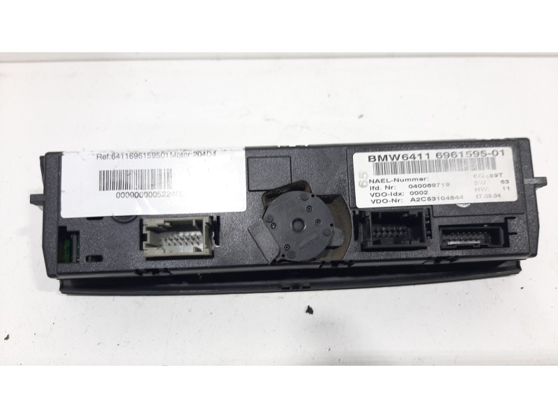 Recambio de mando calefaccion / aire acondicionado para bmw serie 1 berlina (e81/e87) 118d referencia OEM IAM 6411696159501  