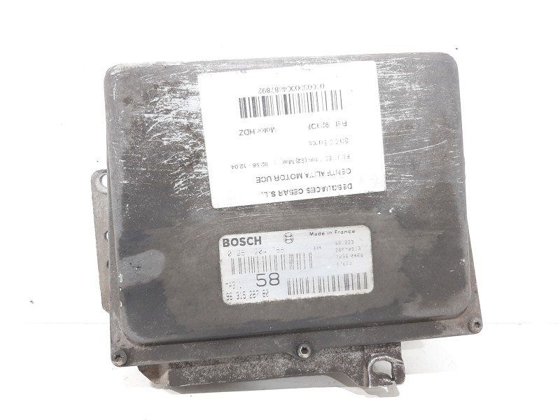 Recambio de centralita motor uce para peugeot 106 (s2) max referencia OEM IAM 9631528780 0261204788  Recambio de centralita motor uce para peugeot 106 (s2) max referencia OEM IAM 9631528780 0261204788