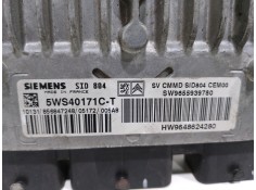 Recambio de centralita motor uce para peugeot 1007 urban referencia OEM IAM 5WS40171CT SW9655939780  2