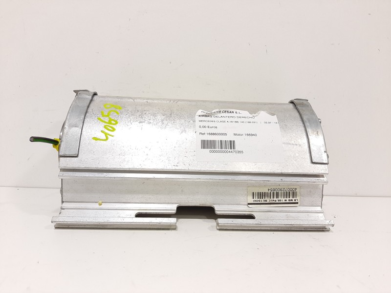 Recambio de airbag delantero derecho para mercedes-benz clase a (w168) 140 (168.031) referencia OEM IAM 1688600005  