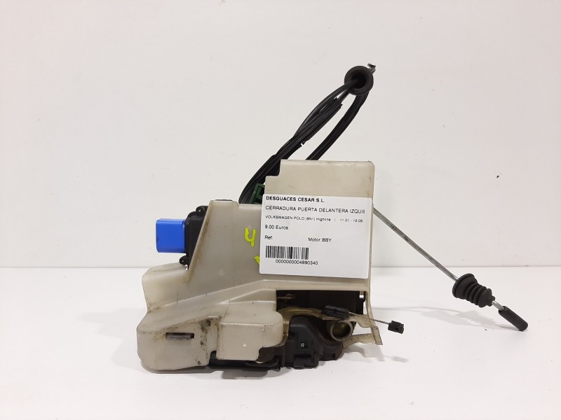 Recambio de cerradura puerta delantera izquierda para volkswagen polo (9n1) highline referencia OEM IAM  8 PINES 