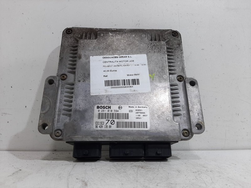 Recambio de centralita motor uce para peugeot 206 berlina xs referencia OEM IAM 281010594  