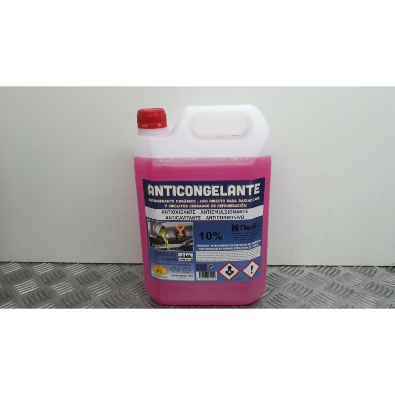 Recambio de anticongelante 5l 10% rosa tequina para material nuevo referencia OEM IAM   