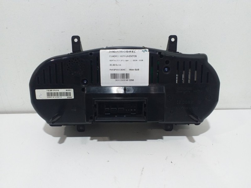 Recambio de cuadro instrumentos para seat altea (5p1) sport referencia OEM IAM 5P0920804C 110080279010 