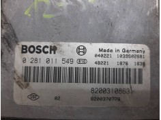 Recambio de centralita motor uce para renault megane ii berlina 5p confort authentique referencia OEM IAM 8200310863 0281011549  2