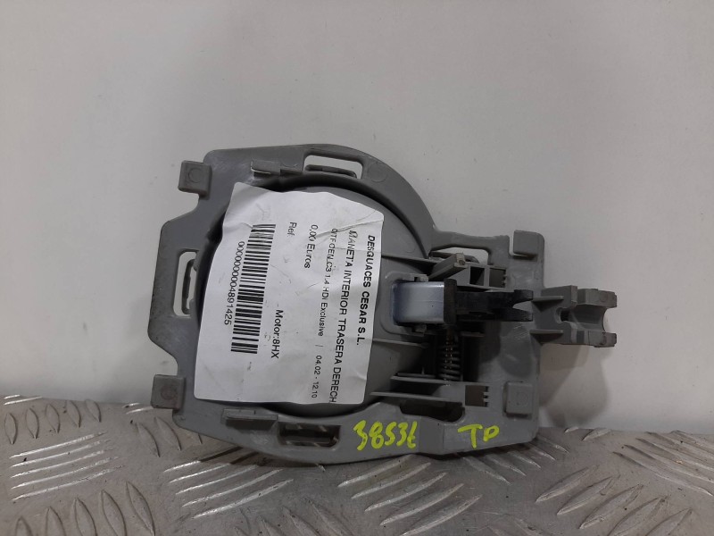 Recambio de maneta interior trasera derecha para citroën c3 1.4 hdi exclusive referencia OEM IAM   